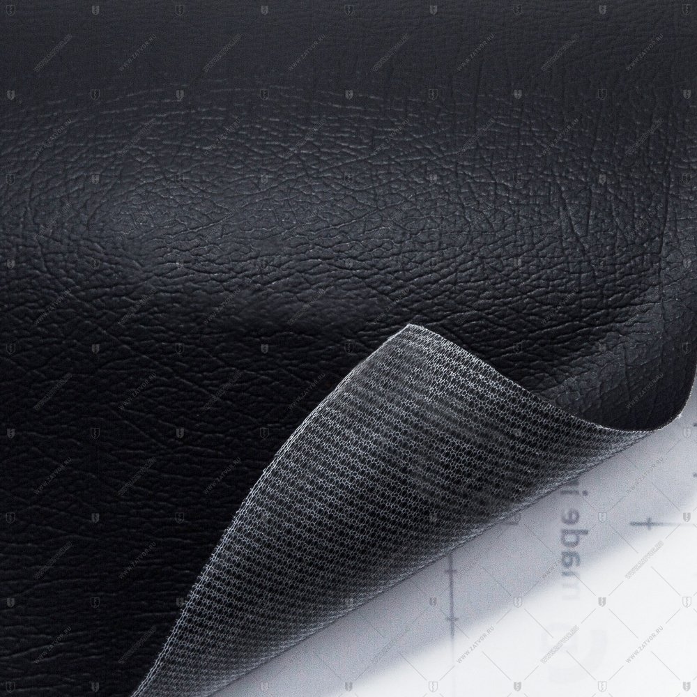 Экокожа самоклеющаяся черная Decoin