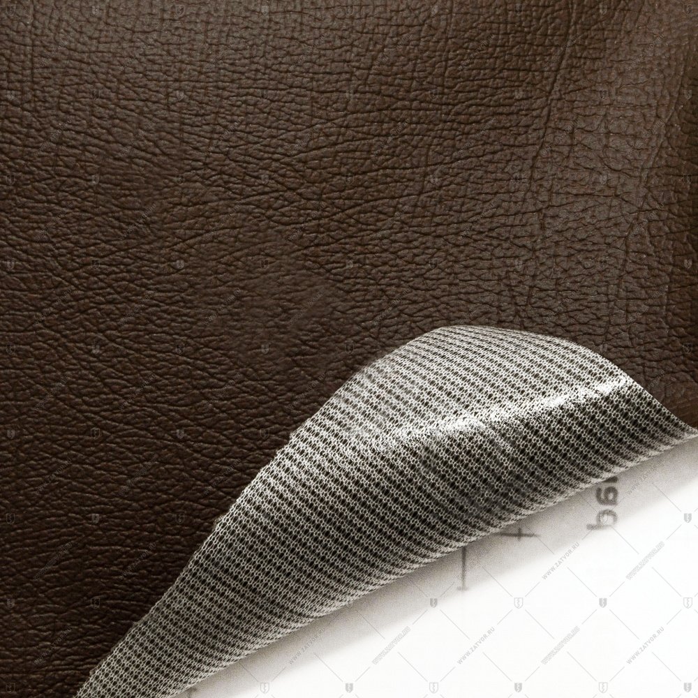 Экокожа самоклеющаяся коричневая Decoin