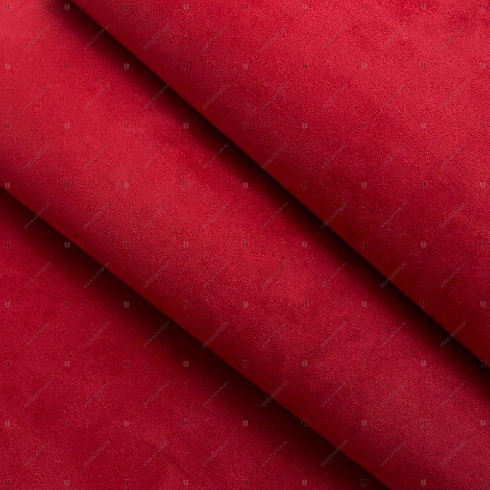 Красная самоклеющаяся алькантара