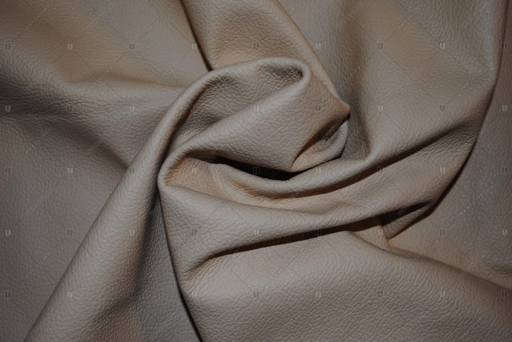 Кремовая натуральная кожа