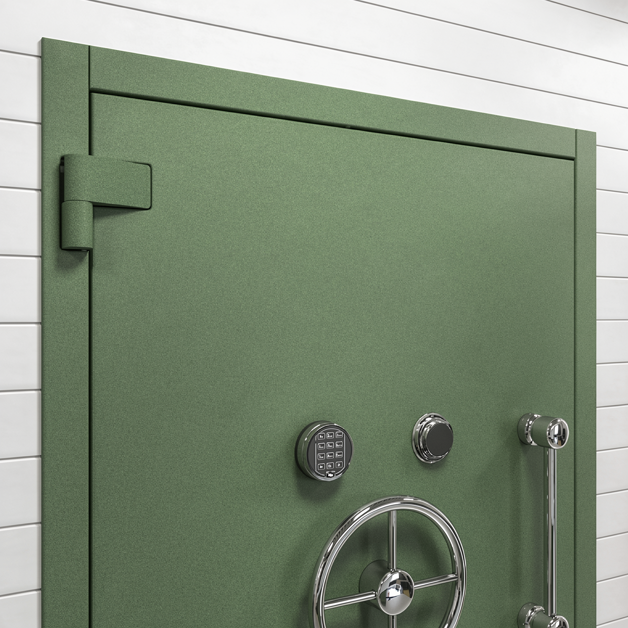 Окраска петель, рамы и створки